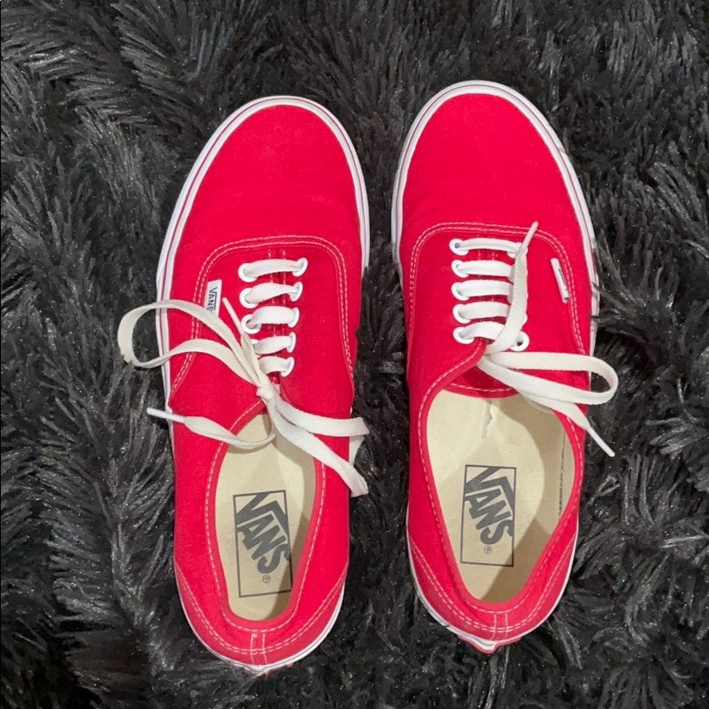 Vans Red Shoes